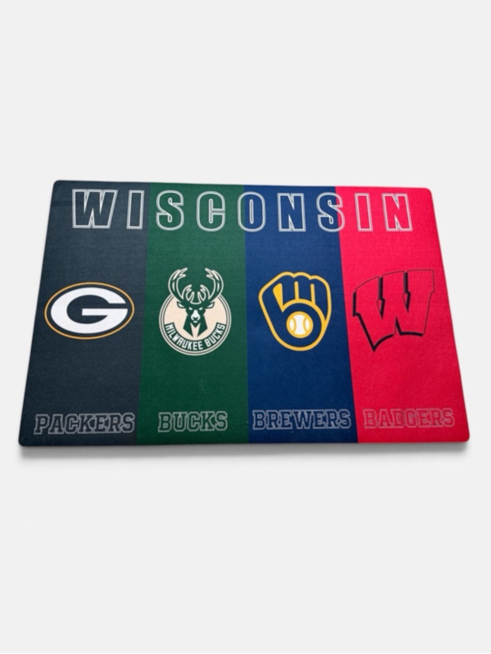 Wisconsin Sports Multi-Sport Welcome Rug